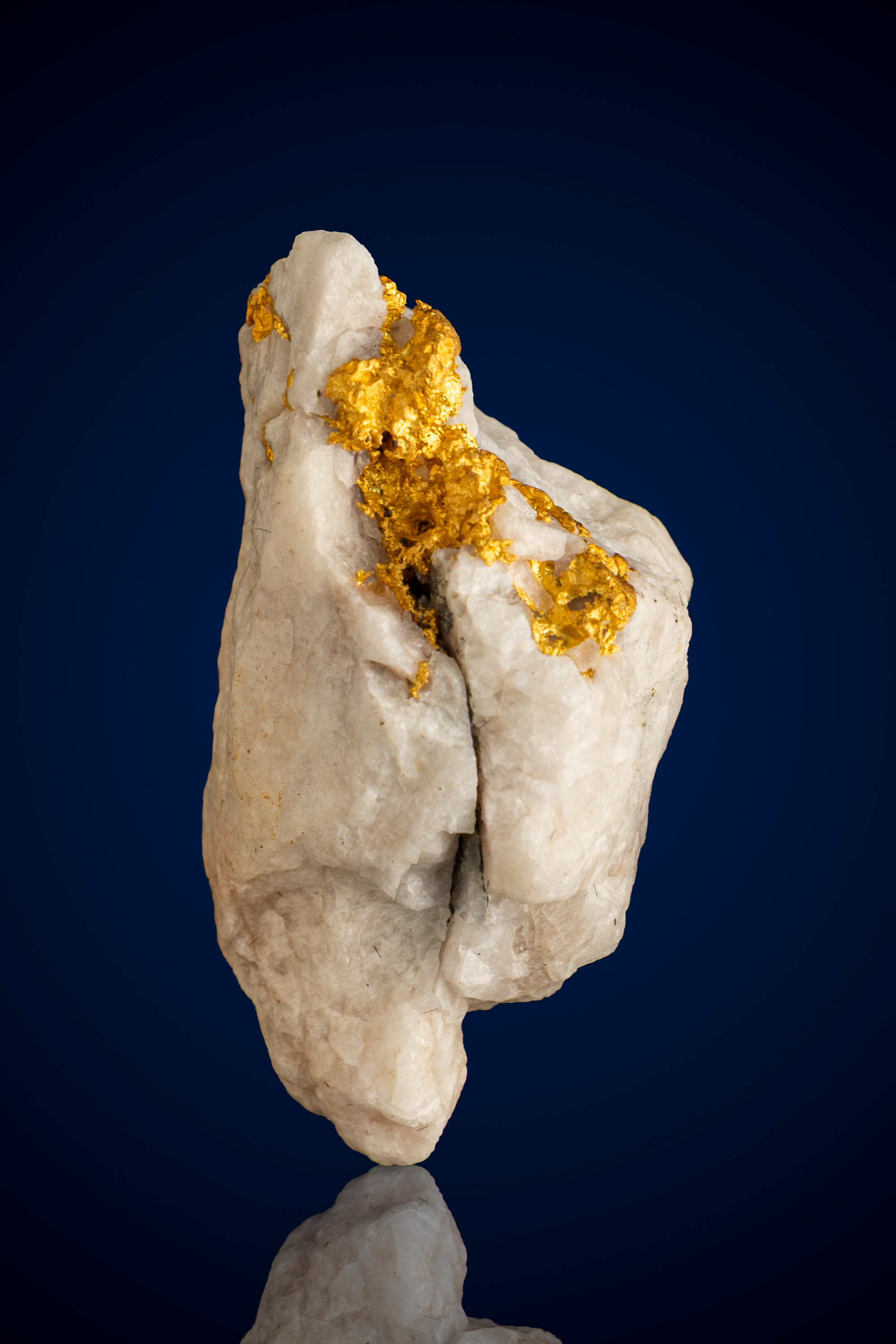 (image for) Bright, Gorgeous Natural Gold Quartz Nugget - Alleghany Mining District, CA - 6.42 grams